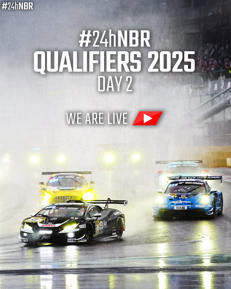 WE ARE LIVE 🔴📺 go.24h-rennen.de/2025