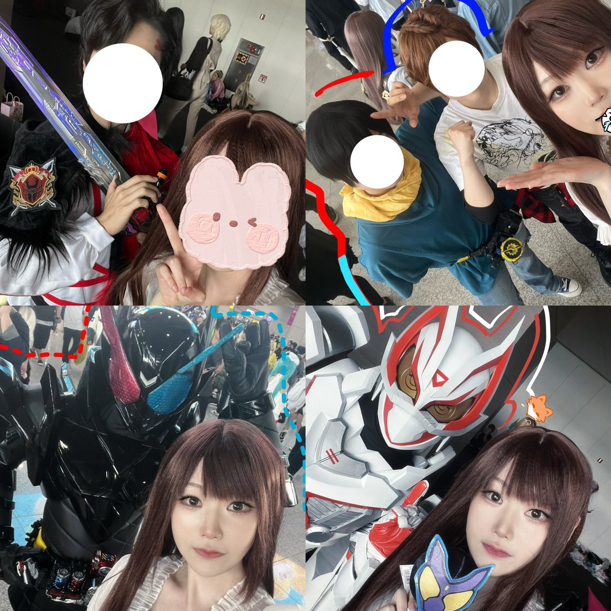 #플엑후기  #가면라이더덴오 #코스어_𝕏친소 
플엑 토요일에 가면라이더-덴오 하나로 갔습니다!^^
트친들도 만나고 특촬 코스어분들이랑도 사진찍고 진짜 행복한 하루를 보냈습니다☺️!몇분들이랑은 같이 못 찍어서 아쉬웠지만… 하나라고 다 알아 봐주셔서 정말 고마웠어요🥹다음에 또 만납시다🫶🫶