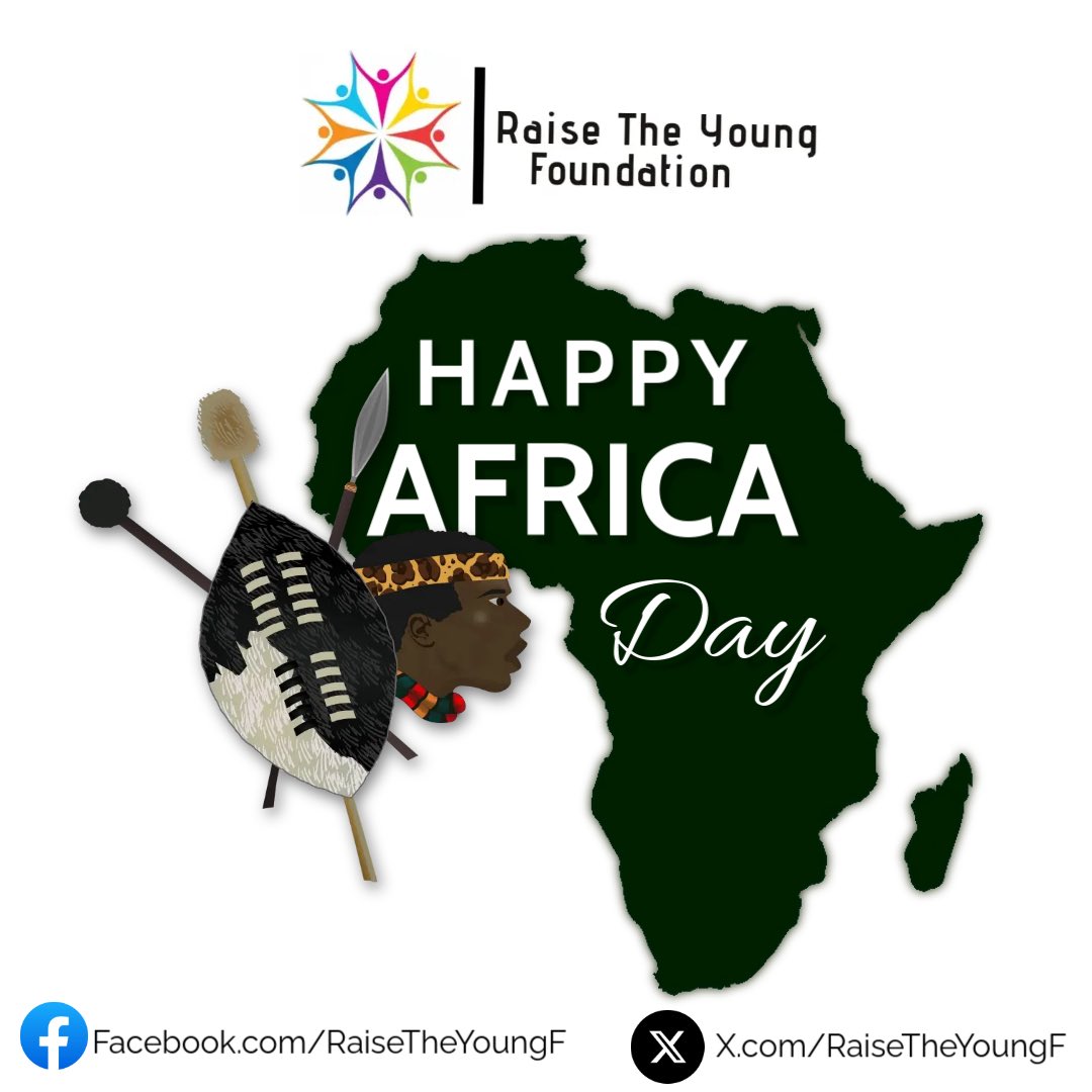 🌍 Happy Africa Day!

Today, we celebrate Africa’s unity, culture, and strength. At Raise The Young Foundation, we focus on empowering children and women — the backbone of our future.

Together, let’s build a stronger Africa! 💪🏾👧🏾👩🏾‍🦱

#AfricaDay2025 #EmpowerWomen #SupportChildren