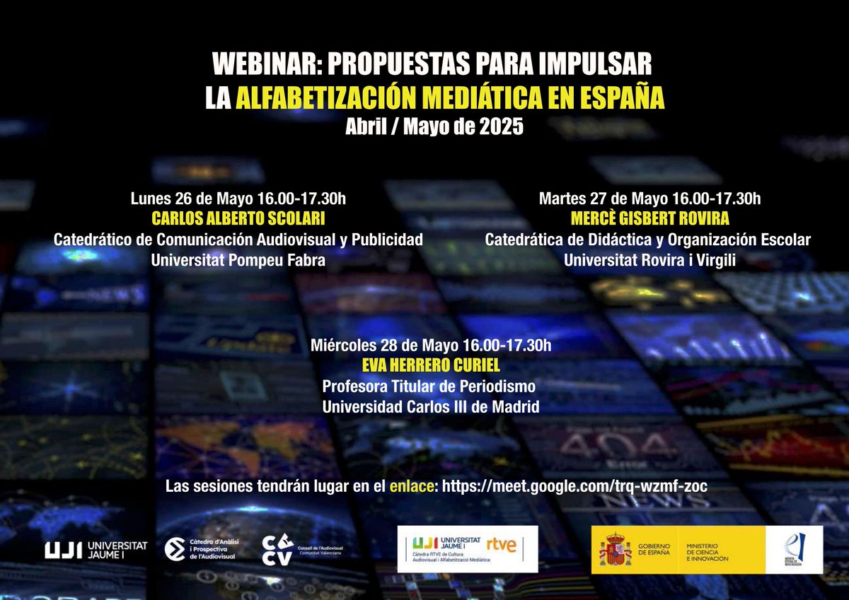 Nos vemos el lunes!!! <a href="/Trans_Literacy/">Transliteracy</a> #MediaLiteracy #AlfabetizaciónMediática