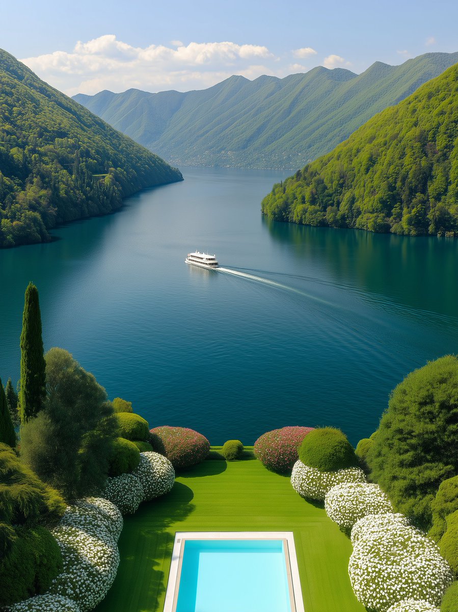 AppartDesign's tweet photo. Lake Como, Italy 🇮🇹 https://t.co/2I4K5QEY48
