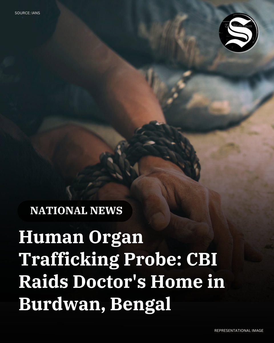 The #CBI conducted overnight raids at the residence of a reputed doctor in Burdwan, #WestBengal, from Saturday midnight to Sunday morning. Sources revealed that large amounts of unaccounted cash, along with gold and diamond ornaments, were seized.

#CrimeNews #TheStatesman
