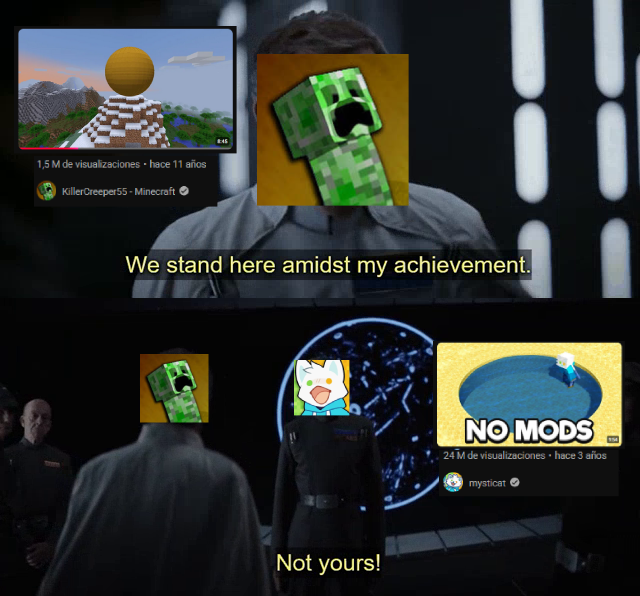MinecraftMeme16's tweet photo. I get mad everytime people say Mysticat did it first https://t.co/OxQxFAir0o