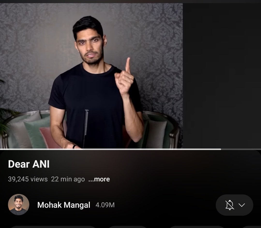 chauhantwts's tweet photo. kitne chindi chor h ye ANI wale, 8 second ka footage use krne k liye @mohakmangal se 50 lakh maangta h, nhi to copyright strike se channel delete krwa dega.

fourth pillar of democracy 🤡 https://t.co/C4eYwTtSPv
