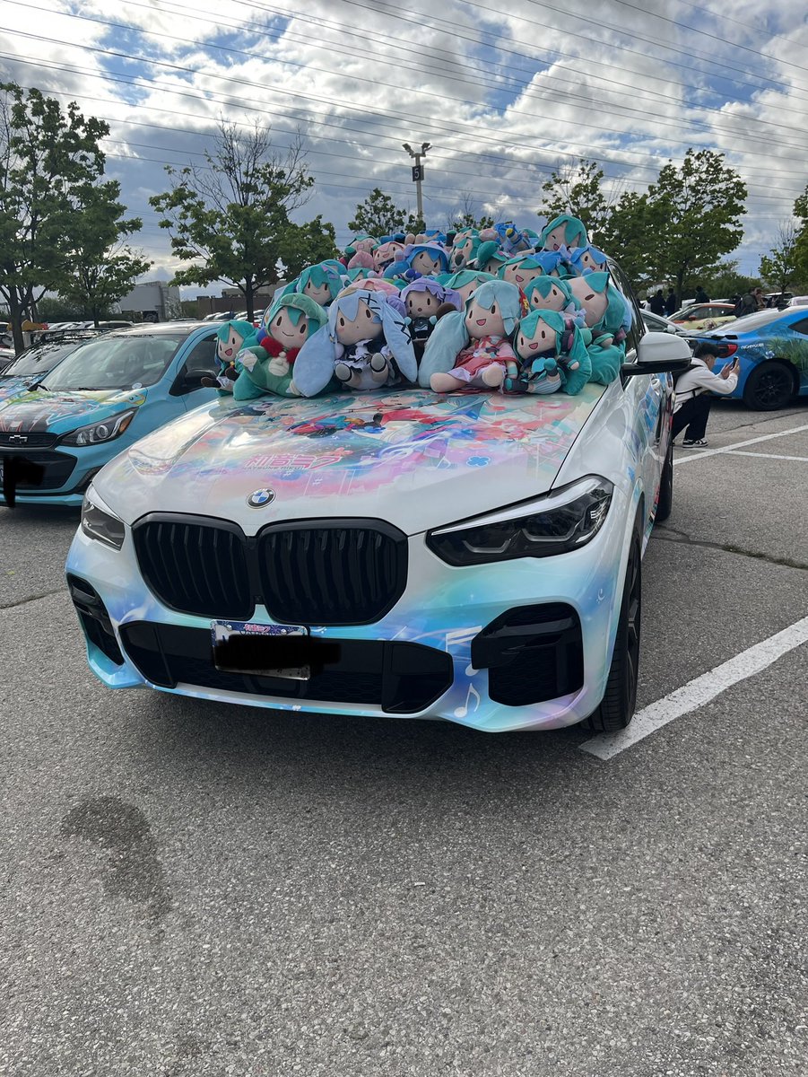 donkplant's tweet photo. AN day 2

shoutouts to @mameshiba_96 @oishiioreos and this miku car https://t.co/uJXfP6dJp5