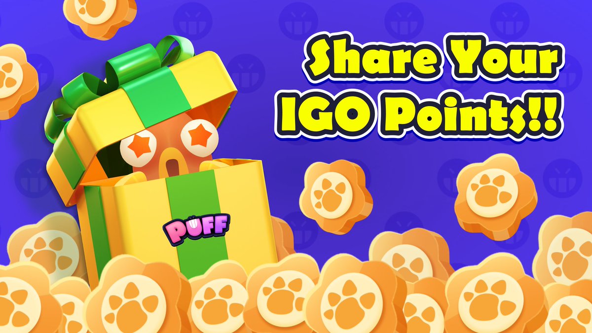Puffverse's tweet image. The anticipation of converting IGO Points into $PFVS after TGE is building 🤩

1 IGO Point 🟰 1 $PFVS

😤 What's your IGO Point balance as of now
🖥️ Check your accumulated IGO Points &amp;amp; allocation in the #Puffverse official website: puffverse.pro/activity

Assess your holdings 💰