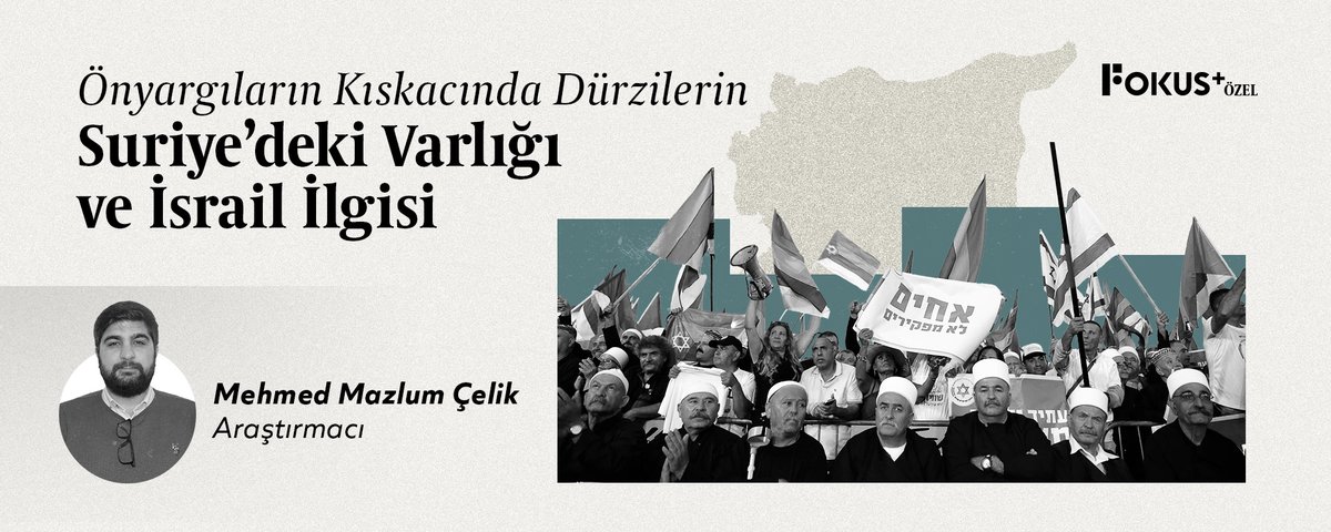 ➕ ÖZEL | Önyargıların Kıskacında Dürzilerin Suriye’deki Varlığı ve İsrail İlgisi

▪️ Dürziler, Suriye'nin kadim halklarındandır; kapalı yapıları ve özgün inançları nedeniyle sıkça yanlış anlaşılırlar
▪️ Osmanlı’dan Esad rejimine kadar genellikle tarafsız veya ihtiyatlı bir