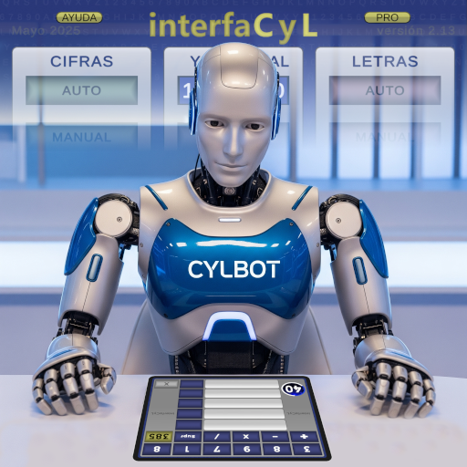 ¡Nueva versión de #interfacyl pro disponible en la play Store!

¿Serás capaz de vencer a CyLbot jugando a #cifrasyletras?