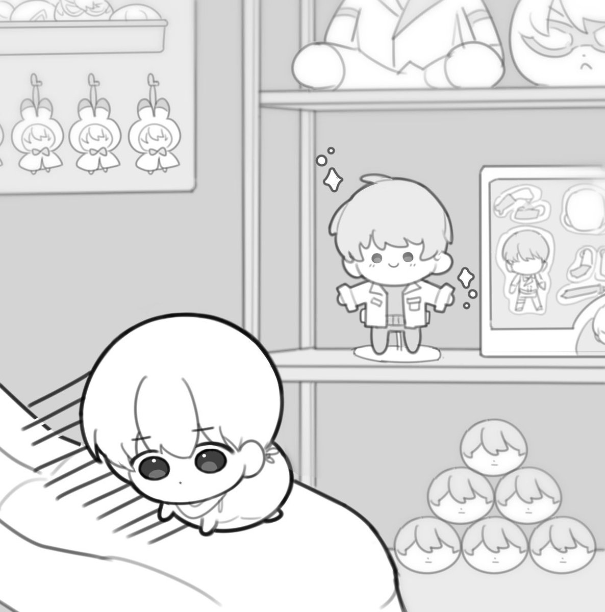 내가 있는데 왜 자꾸 인형을 사는 거야…🤨…‼️