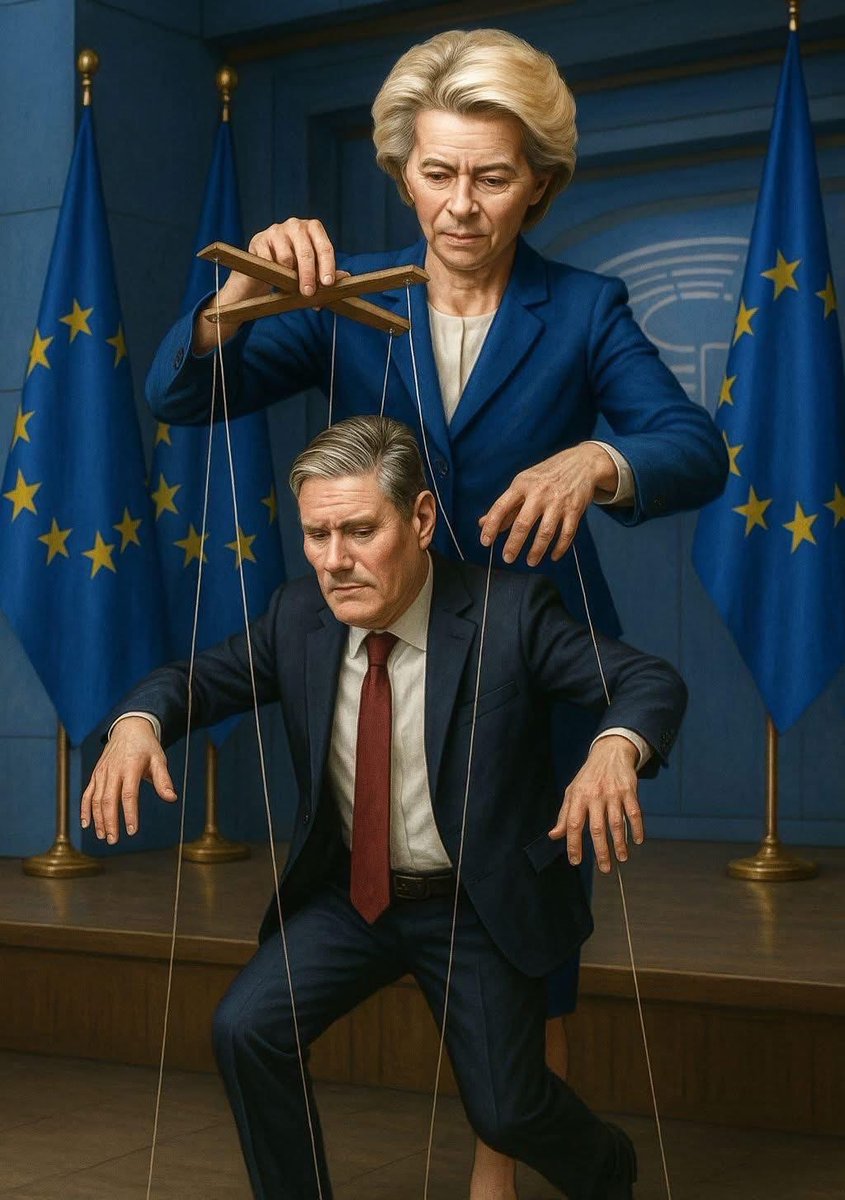 boblister_poole's tweet image. Starmer EU’s Puppet!