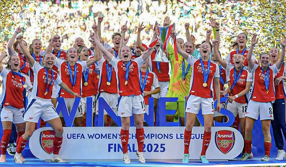 WellDone 🎉 <a href="/Arsenal/">Arsenal</a> #ArsenalWomens #AFC <a href="/UEFC/">Ulla Elisabeth</a> Champions 2025