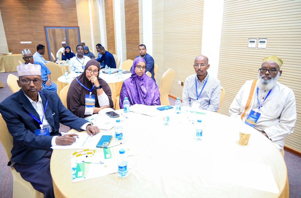 Ministry of Interior, Federal Affairs & Rec (@moifarsomalia) on Twitter photo The Deputy Minister of Interior, Federal Affairs and Reconciliation, H.E. <a href="/AHakimAshkir/">Abdihakim Ashkir</a>, officially opened the National Conference on Clan Conflicts and Social Cohesion.
In his remarks, he emphasized the importance of genuine cooperation in overcoming social divisions. The Deputy Minister of Interior, Federal Affairs and Reconciliation, H.E. <a href="/AHakimAshkir/">Abdihakim Ashkir</a>, officially opened the National Conference on Clan Conflicts and Social Cohesion.
In his remarks, he emphasized the importance of genuine cooperation in overcoming social divisions.