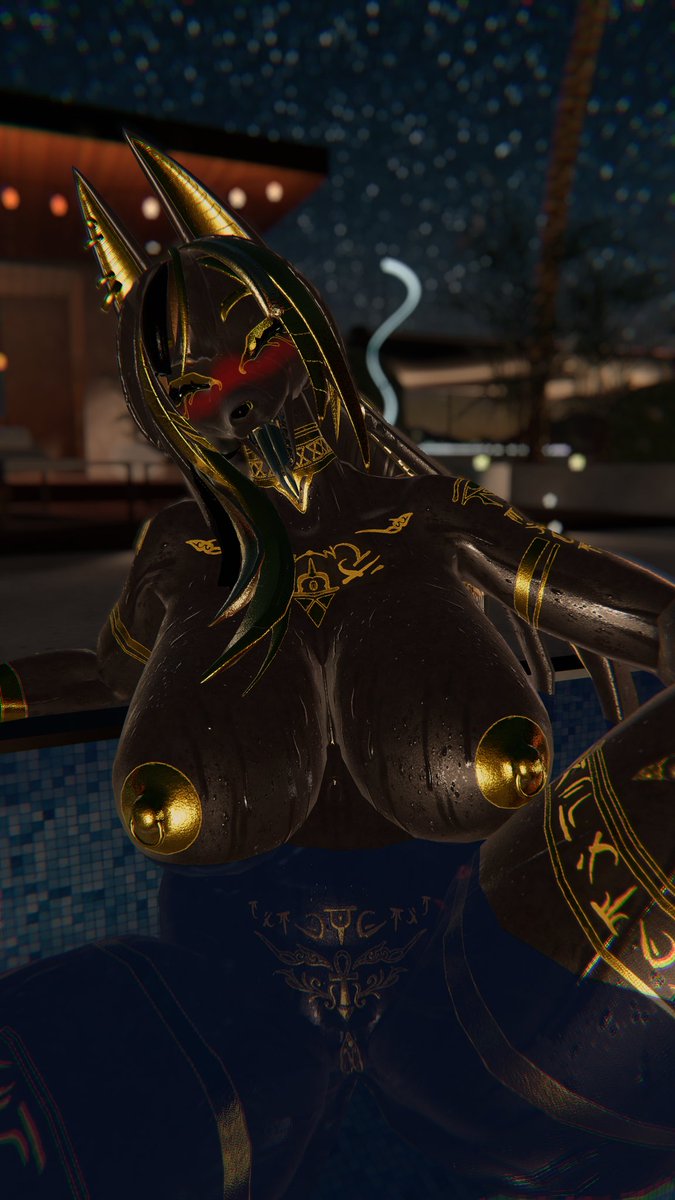 Ooooh let go switch to the pool. It's little bit cold but good ❤️. Where are we stop the conversation? Oooh yes. *Take of my swimming suite* so we do what Now ?

#nsfw #vr #3D #wet #yiff #boobs #erp #vrnsfw #hentai