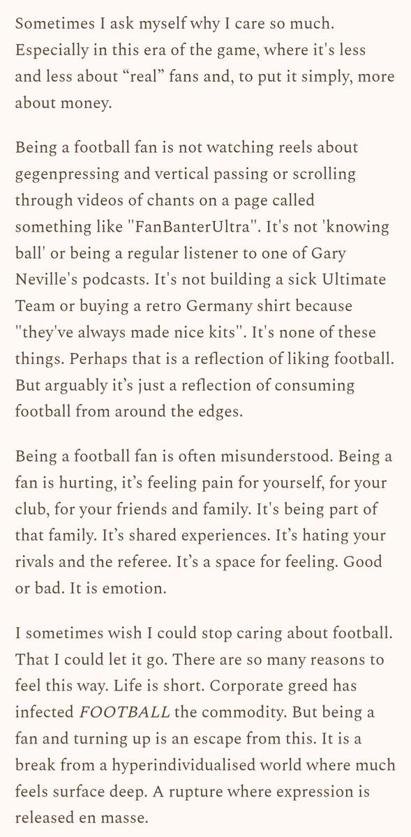 This is superb and made me feel slightly better this morning. This bit nails it. ❤️⚔️