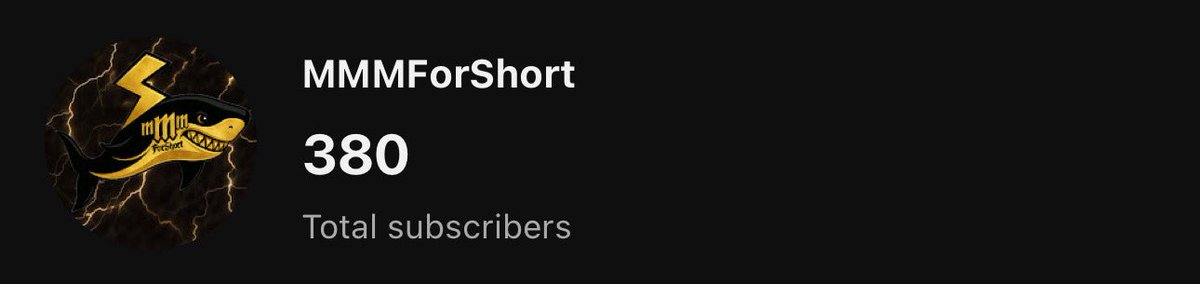 MMMForShort's tweet image. I hit 4k followers on TikTok  and 300 follows on Twitch and 380 on YouTube tonight!