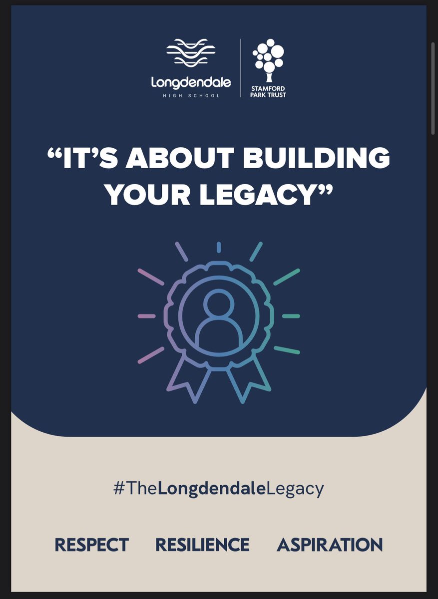 Michael Chiles 🌍 (@m_chiles) on Twitter photo I’m looking forward to our Legacy Builder awards next month to recognise the nominated students for their outstanding commitment to building their Longdendale Legacy ⭐️⭐️⭐️⭐️⭐️
We will have <a href="/HughesHaili/">Dr Haili Hughes FRSA</a> as our special guest 😊
#TheLongdendaleLegacy I’m looking forward to our Legacy Builder awards next month to recognise the nominated students for their outstanding commitment to building their Longdendale Legacy ⭐️⭐️⭐️⭐️⭐️
We will have <a href="/HughesHaili/">Dr Haili Hughes FRSA</a> as our special guest 😊
#TheLongdendaleLegacy