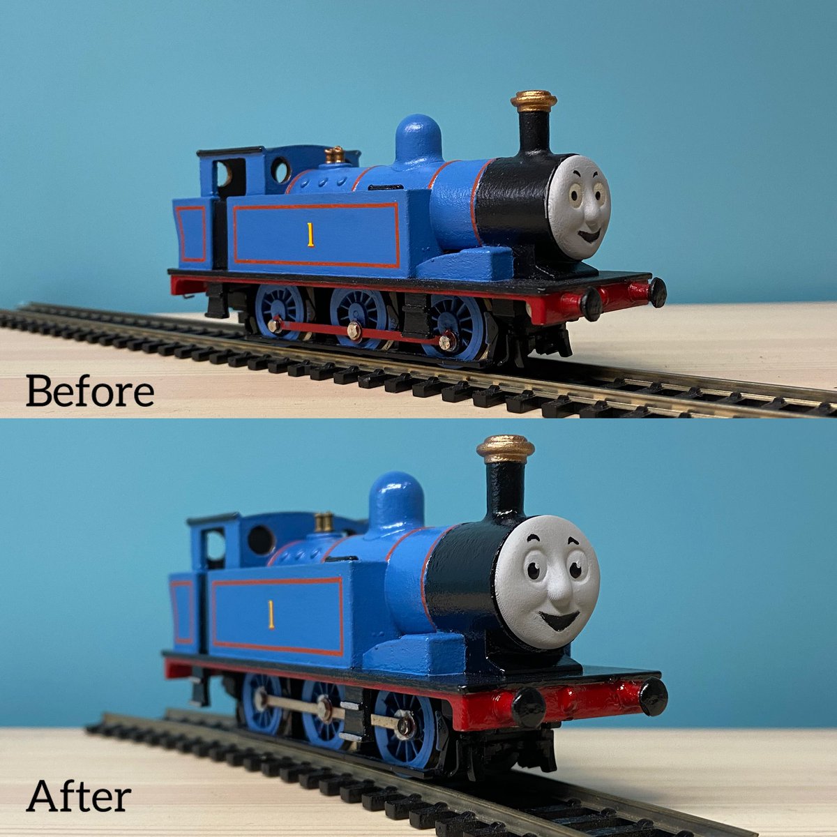 Gloss varnish + new face