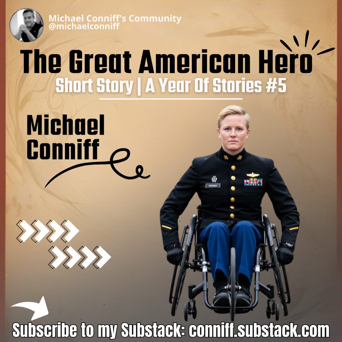 Michaelconniff's tweet image. A Town That Forgot Its Own Hero
She’s still fighting—only this time, it’s a war no one else can see.
📚 Read Michael Conniff’s powerful new short story:
🔗 conniff.substack.com/p/the-great-am…
#MichaelConniff #WomenInTheMilitary #VeteranLife #MilitaryFiction #ForgottenHeroes