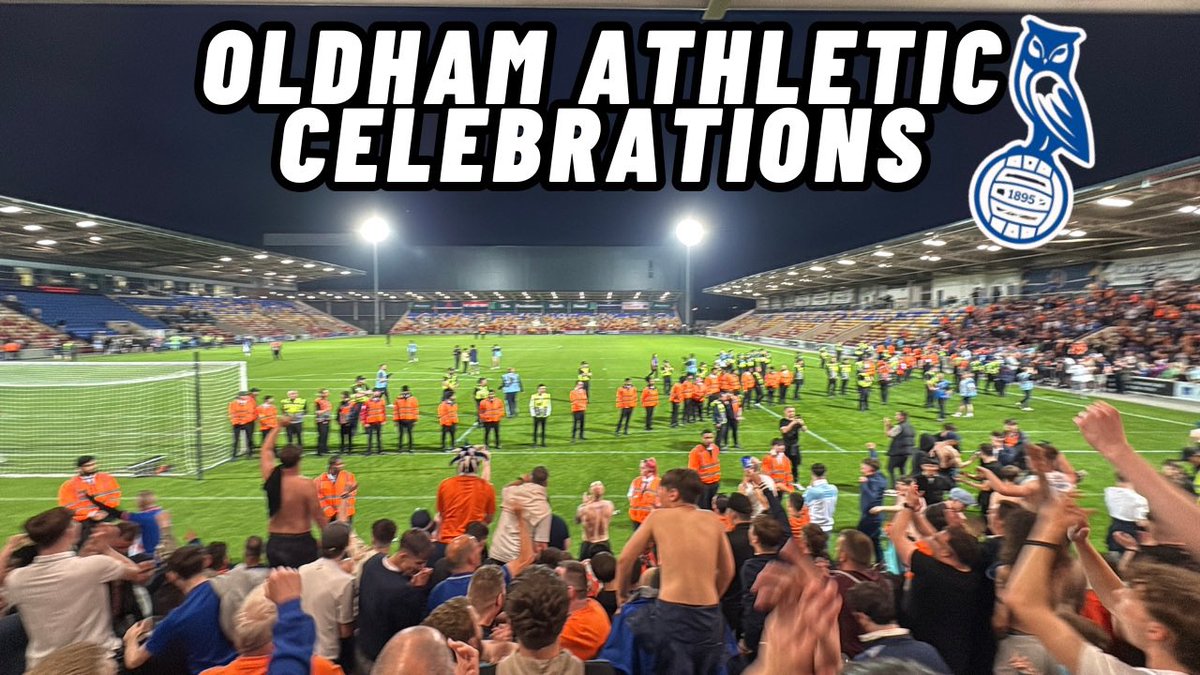 🚨 Bonus Video 

Wild scenes and celebrations as <a href="/OfficialOAFC/">Oldham Athletic</a> head to Wembley 

An extra video on this Sunday morning 

RETWEETS would be greatly appreciated 

Link for video below ⬇️ 

youtu.be/mSVgQ2JLkQU?si…

@Gazapalooza 
<a href="/stringer_oafc/">Chris Stringer</a> <a href="/cartwright_ric/">ChaddyLatic OAFC (P) 💙🧡</a> <a href="/TerryWi22842254/">Terry Williams🔜OAFCON</a>