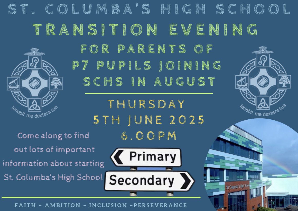 Looking forward to welcoming parents of our new S1 on Thursday 5th June at 6pm. 🤗