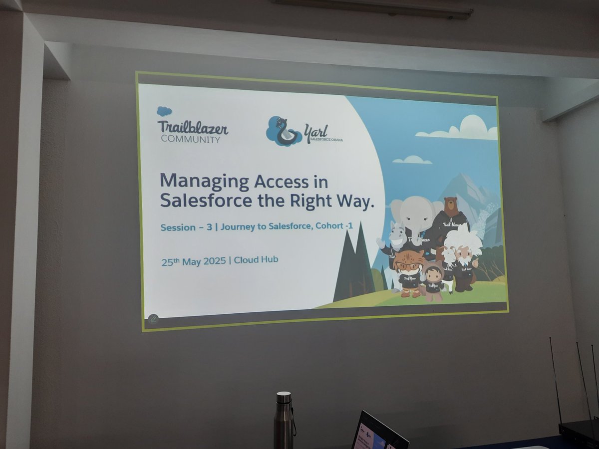 YarlSFO's tweet image. Happening Now: Journey to Salesforce – Session 3!
Trailblazers are in action, exploring the best practices for managing access in Salesforce. A day of learning and collaboration at Cloud Hub!
Cloud hun
#Journey2Salesforce #DataSecurity #TrailblazerCommunity #YarlSFO #Salesforce…
