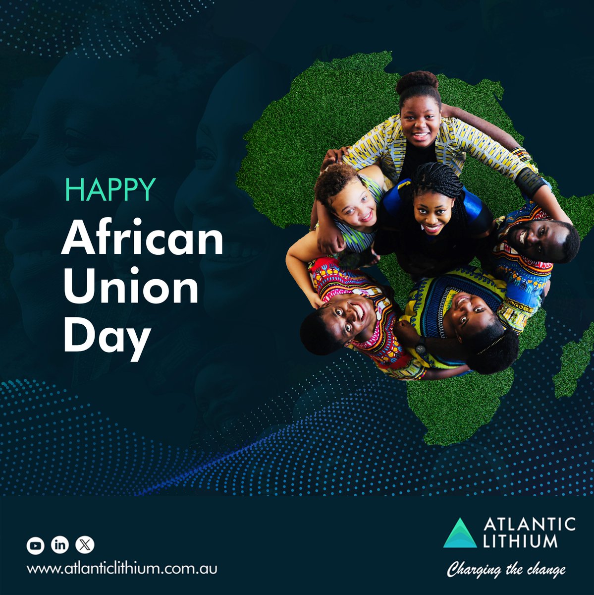Atlantic Lithium proudly stands alongside all African nations working towards a better future for generations to come.

Happy African Union Day!

#ALL #A11 $A11 #ALLGH $ALLIF #Lithium #Ghana #IvoryCoast #Mining