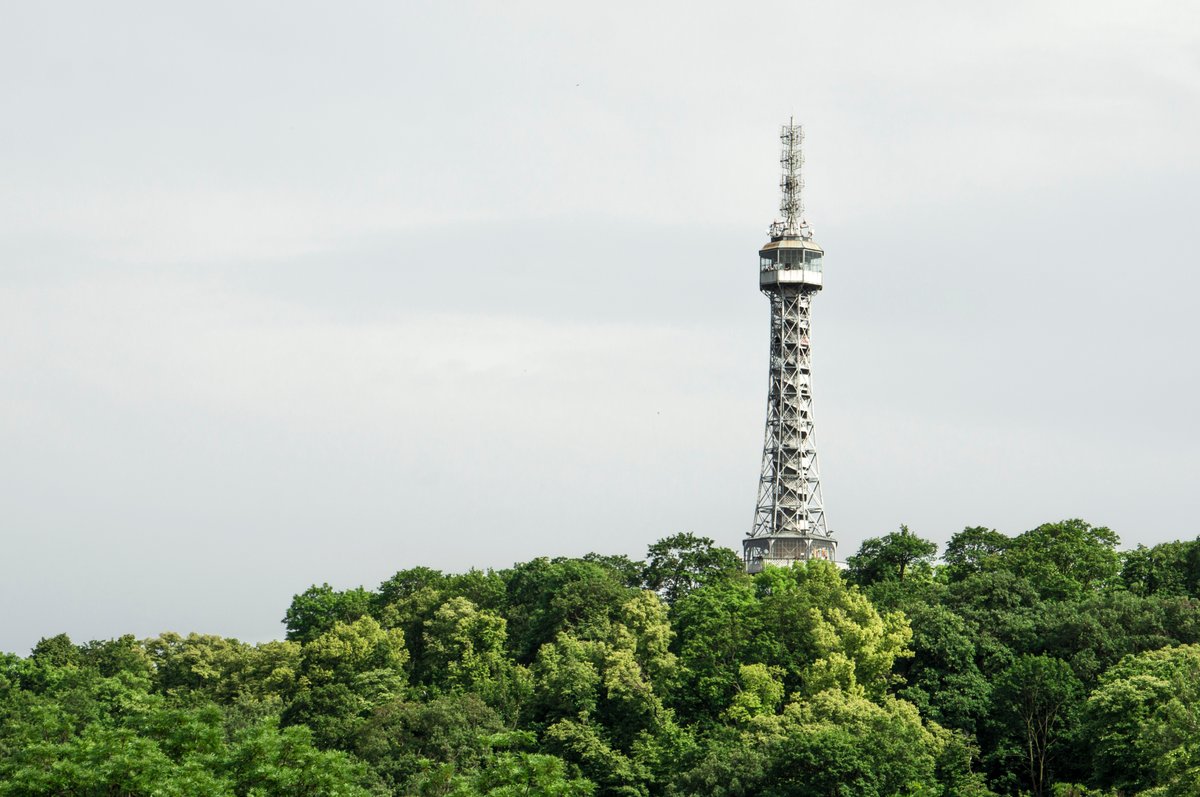 Morning stroll with a view of Prague 🚶‍♂️🚶‍♀️🌳

🕘 From June 1 till August 31, 2025, Petřín Tower is open daily 9am - 7pm (last visitors to enter at 7pm).
🪞 Standard opening hours of the Mirror Maze from 10am. 
📷 See you soon on the Petřín hill!
