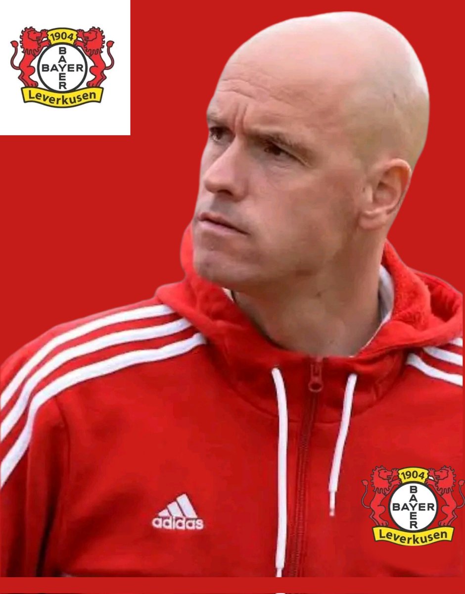 Footballinvoice's tweet photo. 🚨 Erik ten Hag will sign a two-year deal as Bayer Leverkusen manager on Monday, running until June 2027. https://t.co/vQCODphVLn