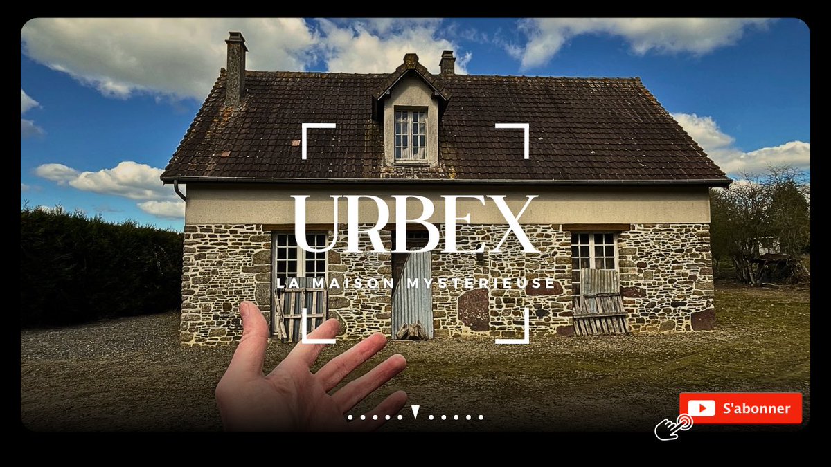 LECONTEKevin's tweet image. 🚨 NOUVELLE VIDÉO ! 

C’est sans doute l’une des maisons abandonnées la mieux conservée que j’ai pu explorer. Celle-ci est littéralement figé dans le temps et pas dégradée ! ⏱️⏳#urbex 

🎥 youtu.be/0ijsKhdLiiE?si…