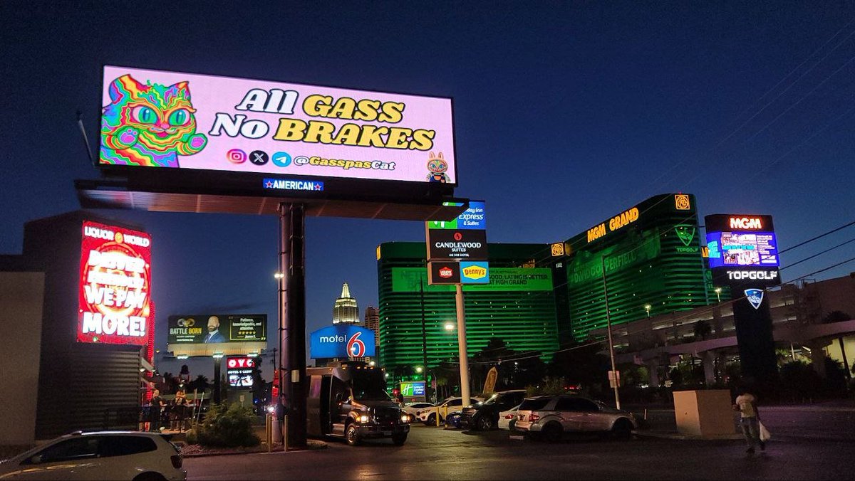 Billboard Advertising Kicked Off - LAS VEGAS STRIP! $GASS