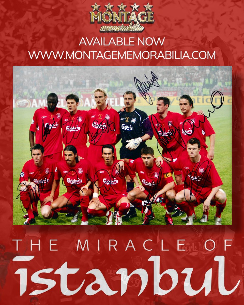 Montage Memorabilia (@montagemem) on Twitter photo ๐๐๐ ๐๐๐๐๐๐๐ ๐๐ ๐ฐ๐๐๐๐๐๐๐โฆ โญ๏ธโญ๏ธโญ๏ธโญ๏ธโญ๏ธ
25.05.2005
20 years ago today, Liverpool FC triumphed in one of the GREATEST comebacks in football history in the most prestigious game in club football.
These items are a must have for any LFC fan and a perfect reminder ๐๐๐ ๐๐๐๐๐๐๐ ๐๐ ๐ฐ๐๐๐๐๐๐๐โฆ โญ๏ธโญ๏ธโญ๏ธโญ๏ธโญ๏ธ
25.05.2005
20 years ago today, Liverpool FC triumphed in one of the GREATEST comebacks in football history in the most prestigious game in club football.
These items are a must have for any LFC fan and a perfect reminder