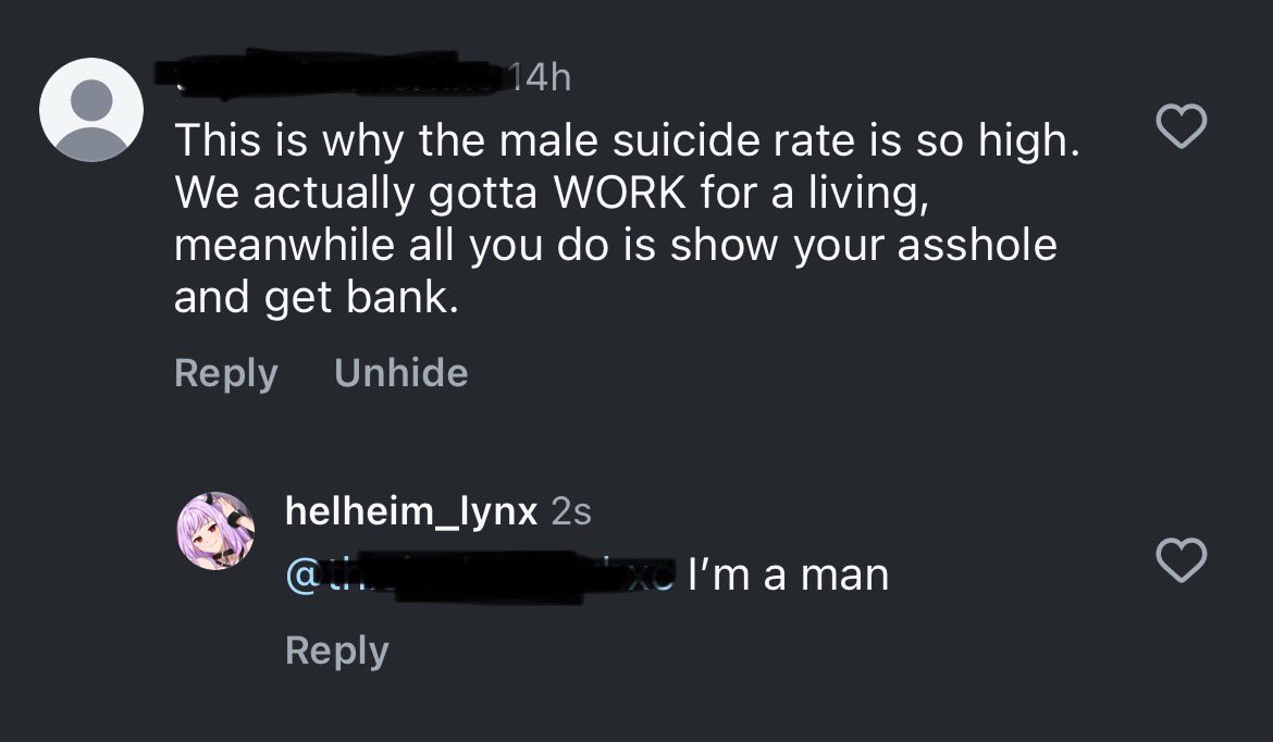I love when people try to use my job as some misogynist gotcha moment and I get to pull the femboy 180 🙃