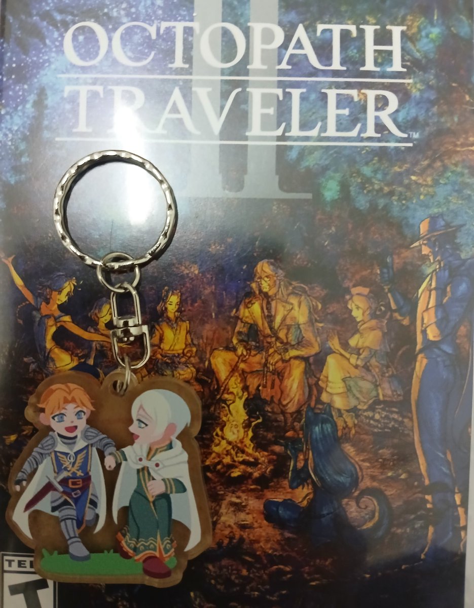 orbmombro's tweet photo. Thankee kindly, Allen, for this adorable Crick &amp; Temenos (#crimenos) keychain :3

Y'all should consider commissioning from @fuwafuwallen! https://t.co/BSfRBxjFNK