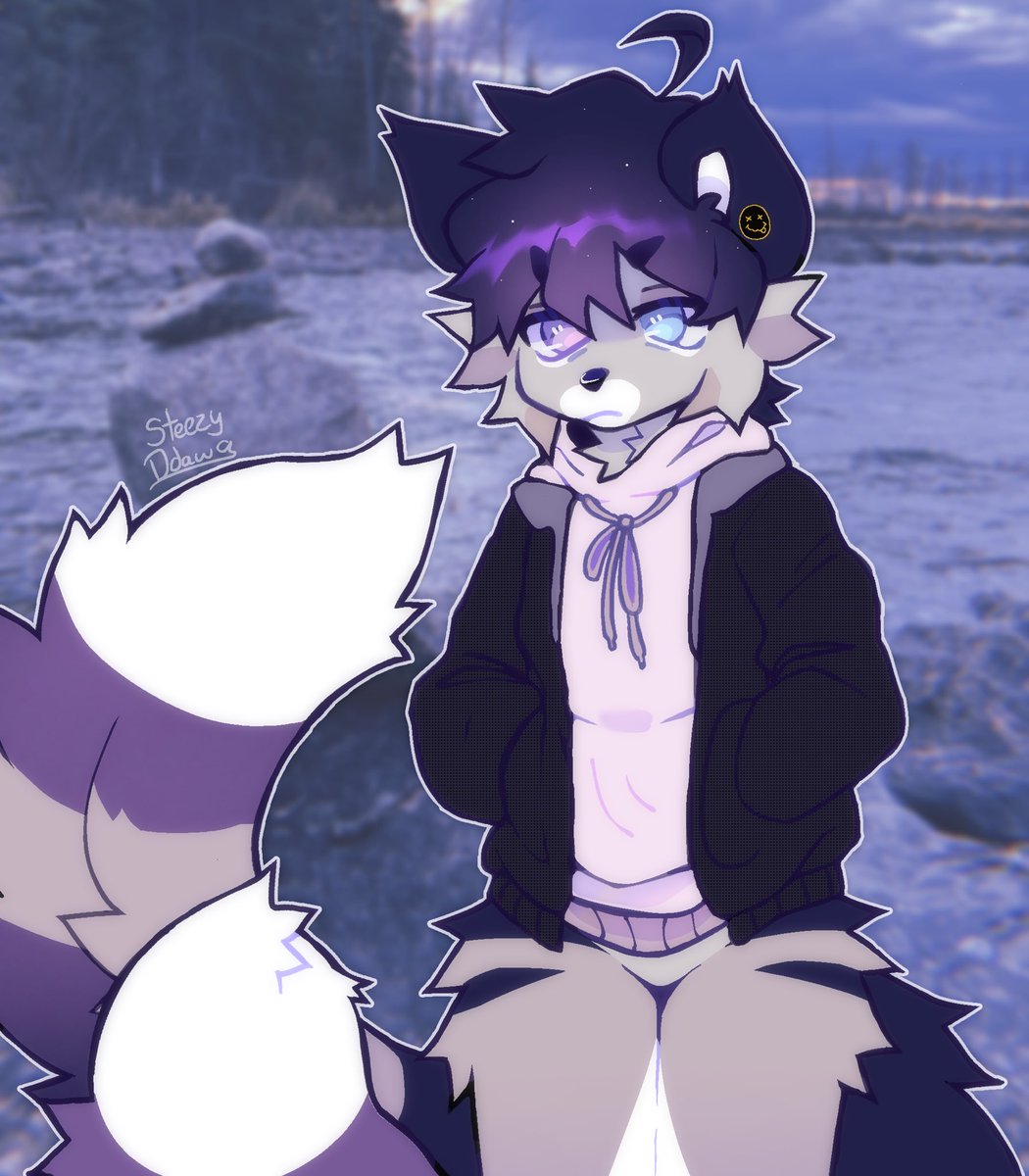 Oo art and I hate drawing backgrounds so it’s just this…also HI