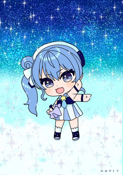 #クリエイター様の中に青の作品をお持ちの方はいらっしゃいませんか『ここにいるよー』#ほしまちぎゃらり一 