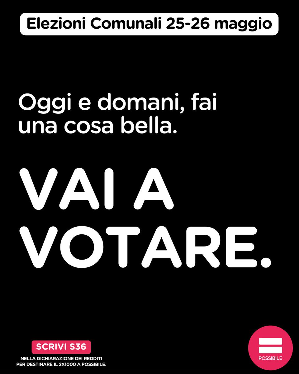 Esercizio verso l'8-9 giugno. Perché votare è una cosa bella. Sempre.

#Referendum #Elezioni