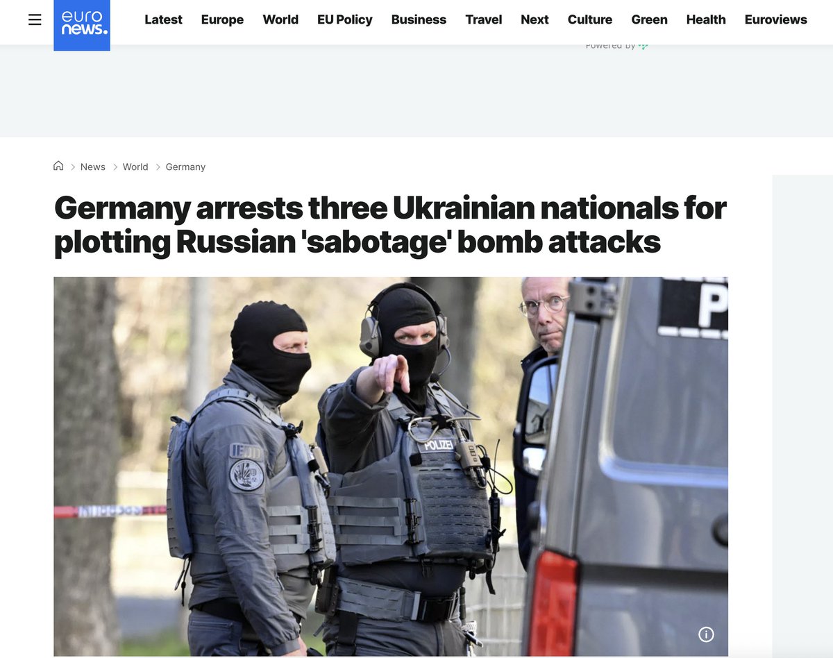 <a href="/georgegalloway/">George Galloway</a> It’s just like this fresh case in Germany — Ukrainians caught with alleged explosives for DHL parcels, and instantly the media blamed $Vlad. No pause, no proof — just “bad Ukrainians, must be Russia.”