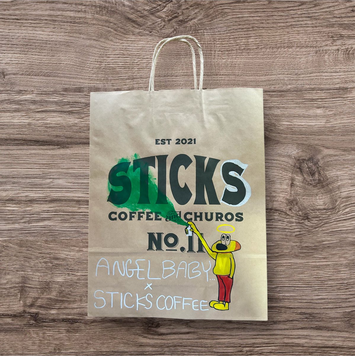 fumiaki_asai23's tweet photo. Artwork
ANGELBABY-天使宝宝-
FUMIAKI ASAI × STICKS COFFEE
#art #artwork #stickscoffee https://t.co/uDiDry0hwc