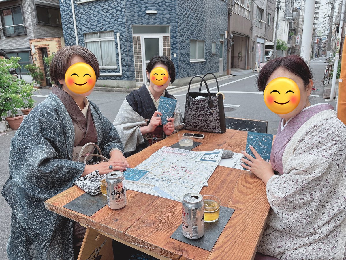 kmkr_iroha's tweet photo. シュカさんヨリコさんとスカイツリー台湾祭りからの、モノマチ界隈をザクザク練り歩き、一万歩達成。
エリアが広くて広くて、ビール2杯とケーキセットでは足りませんでした🤣。
#モノマチ #つばめ工房 #SyuRo #カキモリ #薫物屋香楽 #台東デザイナーズビレッジ #���紙ラボTokyo https://t.co/Php4uvu83S
