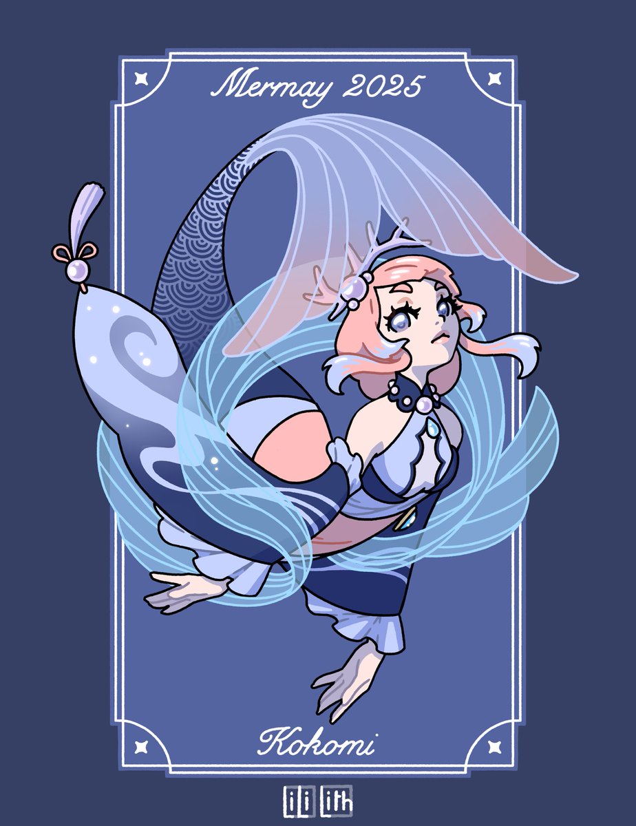 lili_lith's tweet photo. Mermay Kokomi https://t.co/jfLt95dzuB