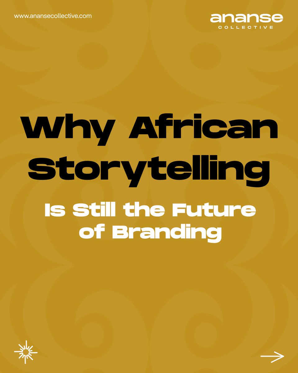 AnanseCollectiv's tweet photo. African storytelling isn’t a trend...it’s a timeless strategy.
In a world craving authenticity, African storytelling gives brands soul, depth, and power.
Swipe to discover why it’s not just the past... it’s the future.
#AnanseCollective #BrandAfrica https://t.co/F2z4AFDdIp