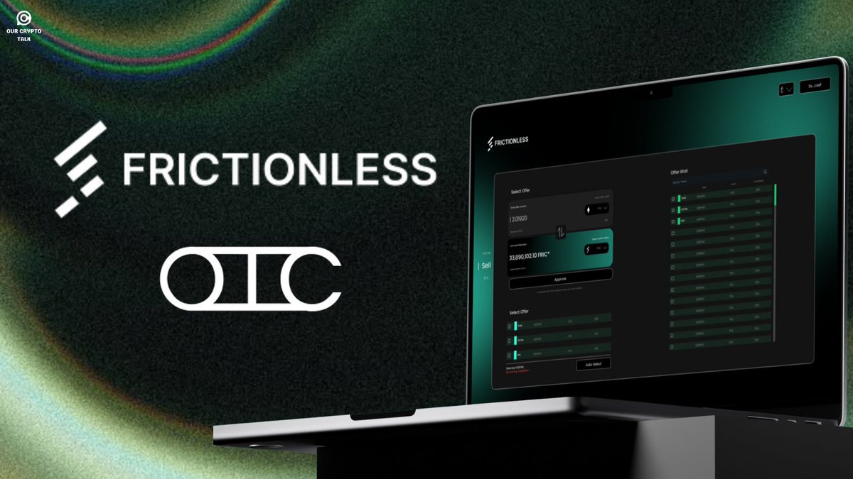 Thatferanguy_'s tweet photo. @FrictionlessX  in One Sentence

@FrictionlessX  is what happens when OTC grows up, moves out of Telegram, and starts using smart contracts.”

That’s it.
That’s the tweet.
#MatureCrypto #FrictionlessFuture #FRICisDifferent $FRIC #Bitcoin #Ethereum #DeFi #Crypto 

https://t.co/8wfdADbt6e