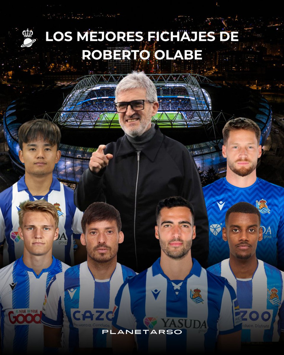 PlanetaRSO's tweet photo. En el dia de ayer finalizó la etapa de Roberto #Olabe como director deportivo de la @RealSociedad . Aquí te dejamos un hilo con los que, en nuestra opinión, han sido sus mejores fichajes. (Ordenados del "peor" al "mejor").

#RealSociedad #Txuriurdin #Zubieta #Anoeta #LaLiga https://t.co/gqXbdilodi