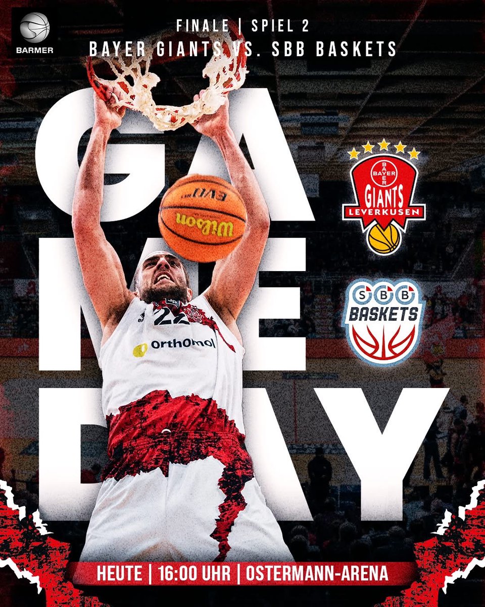 Der finale „GAMEDAY“ steht an. Mit dabei: Über 2.400 Fans der GIANTS 🤲🏻

Wir freuen uns auf Euch ❤️