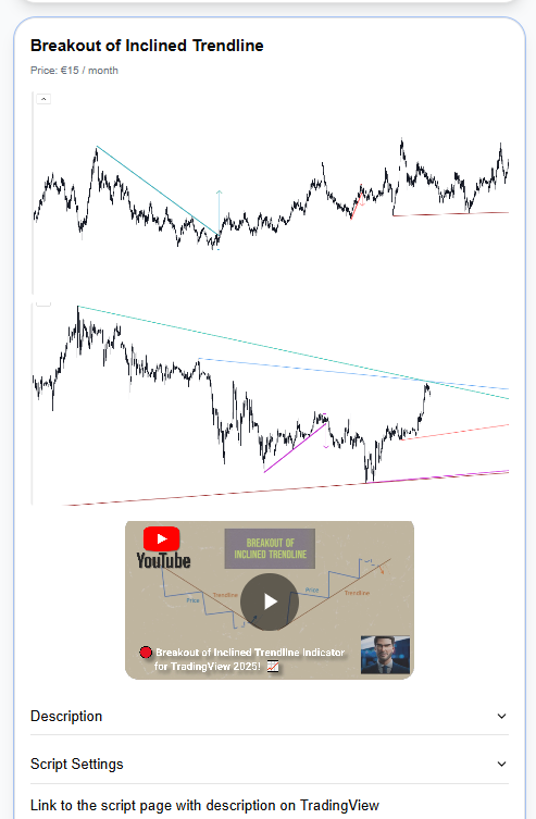 TTools12341's tweet photo. Breakout of Inclined Trendline Indicator for TradingView! 📈 Catch big moves with Trade Script Tools. @TTools12341. Get 5 days free at https://t.co/H0KYIau2cm! 🚀 #Trading #TradingView #TradeScriptTools #Indicator #Forex #Crypto #Stocks #Pinescript #DayTrading #SwingTrading https://t.co/2XE1ub7hBo