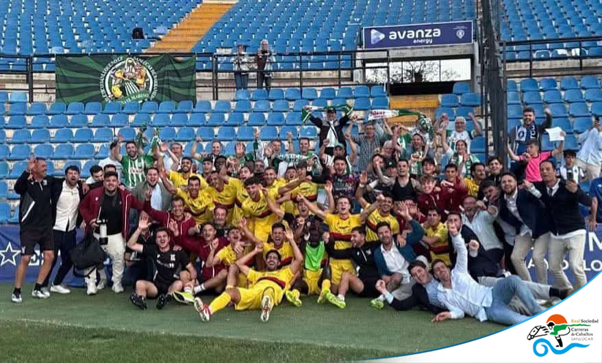 Desde la Real Sociedad de Carreras de Caballos de Sanlúcar, felicitar al Atco. Sanluqueño, que un año más ha conseguido la permanencia en la Primera RFEF, tras la victoria de ayer tarde en Alicante.

¡FELICIDADES!