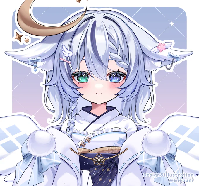 天狐めたちゃんの新ビジュアルをデザイン&amp;Live2D用イラストで担当させていただきました元気で愛らしいめたちゃんを、これからもよろしくお願いいたします!Live2Dイラストの制作も承っております#Live2D 