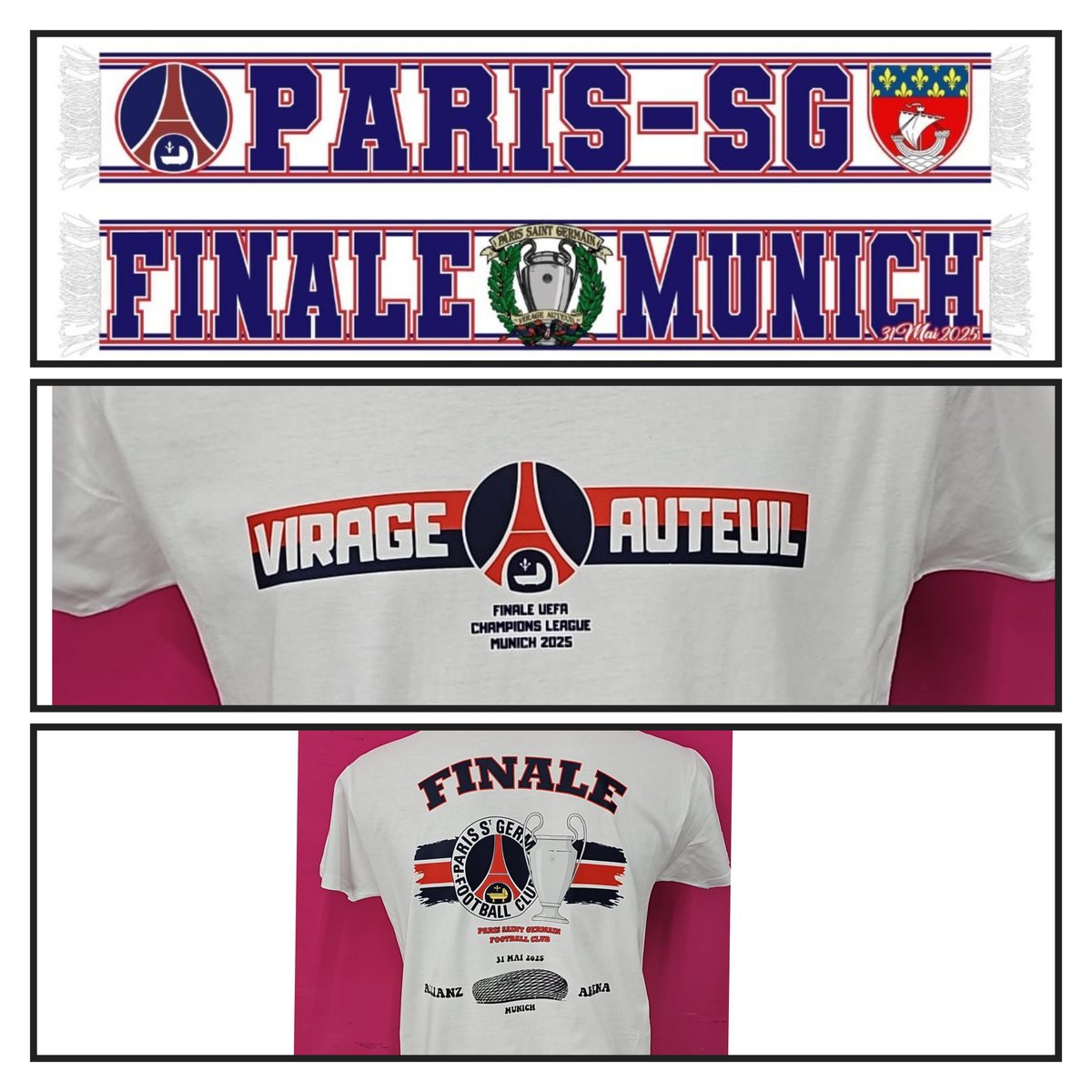 Vente de matos special finale LDC à Munich. 

25/05   14h00 / 00h00              
26/05   18h00 / 00h00                
27/05   18h00 / 00h00              
28/05   18h00 / 00h00              
29/05   14h00 / 00h00

Au Virage Auteuil. 

Ouvert à tous.

20eu pièce !