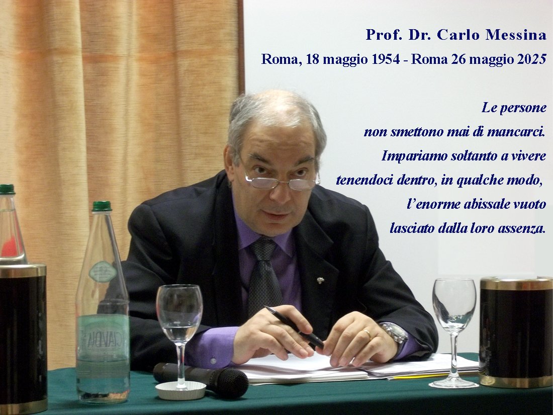 « Coloro che ci hanno lasciati non sono degli assenti, sono solo degli invisibili: tengono i loro occhi pieni di gloria puntati nei nostri pieni di lacrime. »
(Sant’Agostino)

Carlo Messina - Commemorazione del decennale